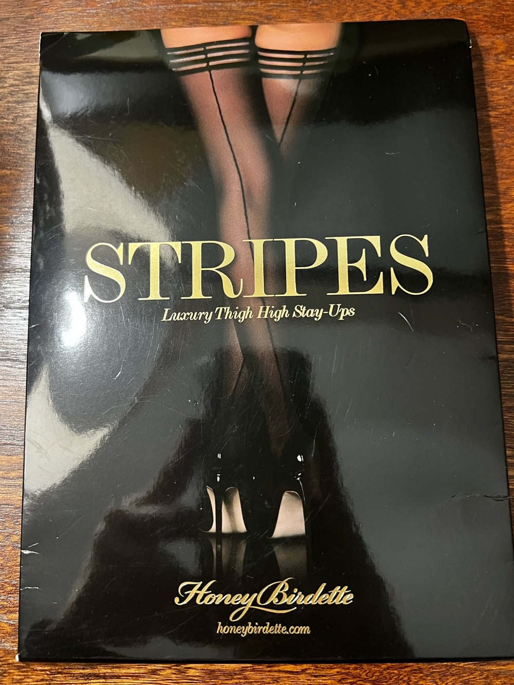 Honey Birdette - Stripes Thigh Highs - BNWT - Size M